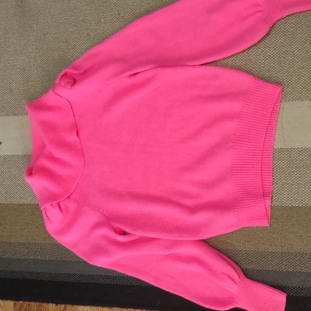 Court lands sweater pink topaz